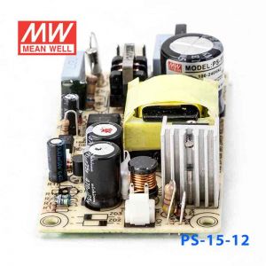 PS-15-12  15W  12V 1.25A  单路输出无外壳PCB板明纬开关电源