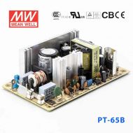 PT-65B  65W +5V 7A +12V 3.2A -12V 0.7A  三路输出无外壳PCB板明纬开关电源