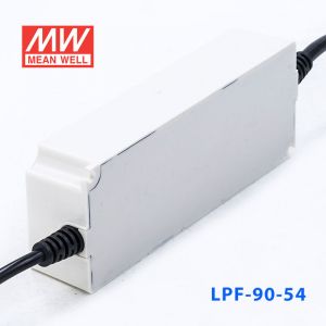 LPF-90-54  90W  54V 1.67A  恒压+恒流有PFC高效率塑壳IP67防水LED电源