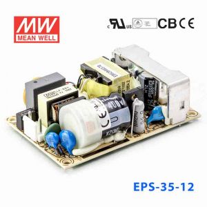 EPS-35-12 35W 12V3A 单路输出裸板高效低空载损耗明纬开关电源