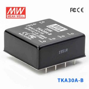 TKA30A-B  30W  9~18V  输入  +5V  ±12V  三路输出明纬DC-DC转换模块电源
