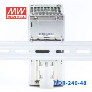 NDR-240-48 240W 48V5A单路输出明纬超薄型PFC导轨安装电源