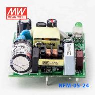 NFM-05-24  5W  24V 0.23A  微漏电PCB板单路输出板上插装型医用明纬开关电源