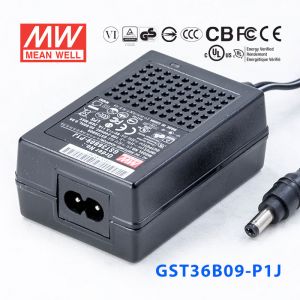 GST36B09-P1J   28W 9V3.11A高效能低空载损耗绿色节能桌上型适配器