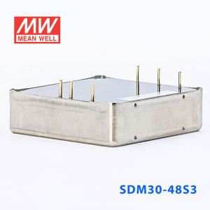 SDM30-48S3  30W  36~72V  输入  3.3V  稳压单路输出明纬DC-DC转换模块电源