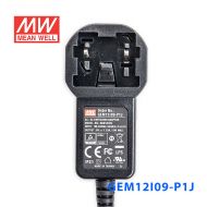 GEM12I09-P1J 12W 9V 1.33A输出明纬环保可换插头医疗电源适配器