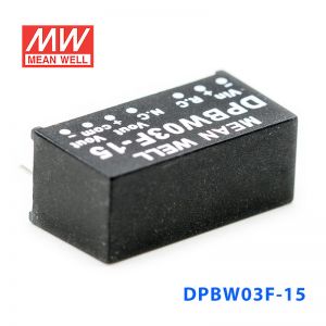 DPBW03F-15 3W 9~36V 转 ±15V 0.2A 稳压双路输出DC-DC模块电源
