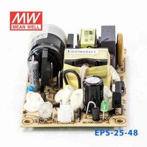 EPS-25-48 25W 48V0.53A 单路输出裸板高效低空载损耗明纬开关电源