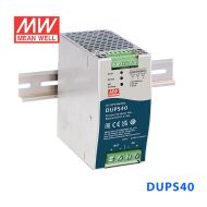 DUPS40台湾明纬开关电源24V/40A直流不间断导轨类DC UPS模块