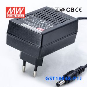GST18E48-P1J 18W 48V0.375A高效能低空载损耗绿色节能欧规适配器