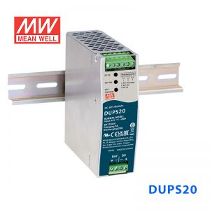 DUPS20明纬安防消防应急模块24V20A直流电源DC UPS导轨电源
