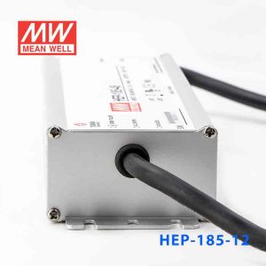 HEP-185-12  185W 12V 13A无风扇全密封IP68防护高效率明纬电源