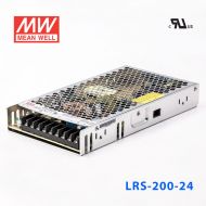 LRS-200-24 210W 24V8.8A 输出（输入电压开关选择型)明纬超薄高性能开关电源