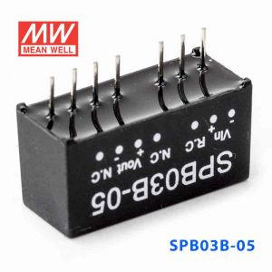SPB03B-05  3W  18~36V  输入 5V  稳压单路输出明纬DC-DC转换模块电源