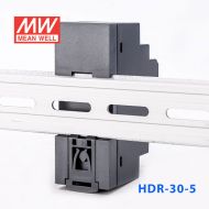 HDR-30-5 15W 5V 3A   单路输出明纬超薄型导轨安装电源