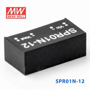SPR01N-12  1W  24V-12V  稳压单路输出明纬DC-DC转换模块电源