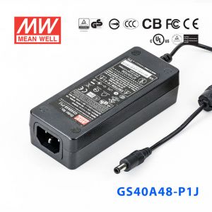 GS40A48-P1J 40W 48V0.84A输出绿色能源明纬电源适配器(三线插口)