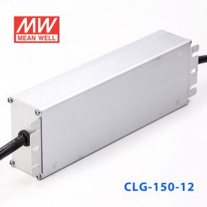 CLG-150-12  150W  12V 11A 恒压+恒流PFC高效铝壳IP67防水LED电源(引线接线) 
