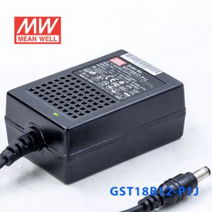 GST18B12-P1J  18W 12V1.5A高效能低空载损耗绿色节能桌上型适配器