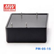 PM-05-15  5W  15V 0.33A  微漏电塑封Class2单路输出板上型医用明纬开关电源