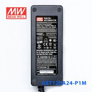 GST120A24-P1M 120W 24V5A高效能低空载损耗绿色节能桌上型适配器