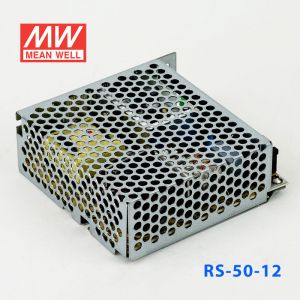 RS-50-12 50W 12V4.2A 单路输出明纬开关电源(G3系列-高性能内置有外壳) 