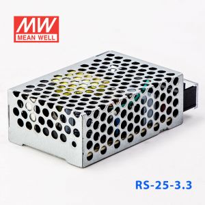 RS-25-3.3 25W 3.3V6A 单路输出明纬电源(G3系列-高性能内置有外壳) 