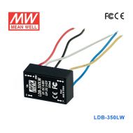 LDB-350LW 14W 9~36V DC输入2~40V DC350mA输出DC-DC升-降压型恒流LED调光驱动器-引线型