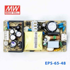 EPS-65-48 65W 48V1.36A 单路输出裸板高效低空载损耗明纬开关电源