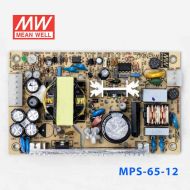 MPS-65-12 65W 12V5.2A 单路输出微漏电医用无外壳明纬开关电源