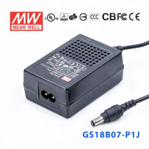 GS18B07-P1J 18W 7.5V2A 输出绿色能源明纬电源适配器(双线插口)