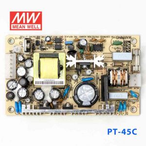 PT-45C  45W +5V 5A +15V 2.3A -15V 0.5A  三路输出无外壳PCB板明纬开关电源