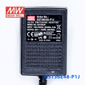 GST36E48-P1J 36W 48V0.75A高效能低空载损耗绿色节能欧规适配器