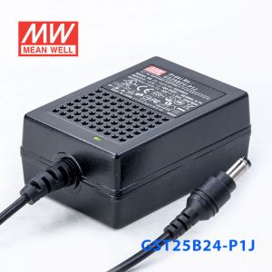 GST25B24-P1J 25W 24V1.04A高效能低空载损耗绿色节能桌上型适配器
