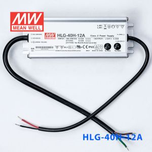 HLG-40H-12A  40W  12V 3.33A  强耐环境恒压+恒流PFC高效铝壳IP65防水LED电源(恒压恒流值可面板设定) 