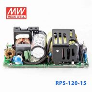 RPS-120-15 120W 15V 5.6A 单路输出微漏电低空载损耗医用无外壳明纬开关电源
