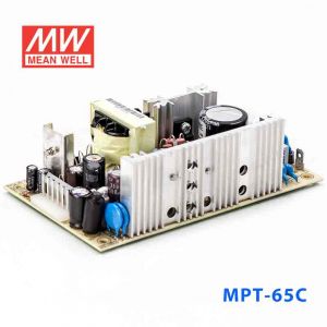 MPT-65C  65W +5V 7A  +15V 2.6A  -15V 0.7A  三路输出微漏电医用无外壳明纬开关电源