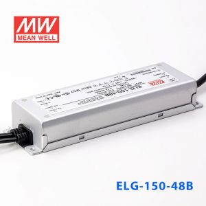 ELG-150-48B  150W  48V 3.13A  B型(0～10V/PWM/电阻调光)/铝壳IP67/100～305Vac输入)明纬PFC防水LED电源