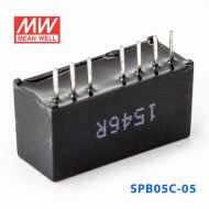 SPB05C-05 3W  36~72V 输入 5V 稳压单路输出明纬DC-DC转换模块电源