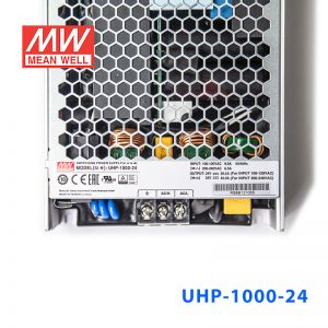 UHP-1000-24  1000W 24V 42A 明纬PFC高性能超薄电源
