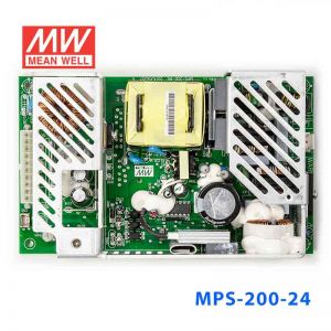 MPS-200-24 200W 24V8.4A 输出微漏电带PFC医用无外壳明纬开关电源