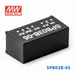 SPB03B-05  3W  18~36V  输入 5V  稳压单路输出明纬DC-DC转换模块电源