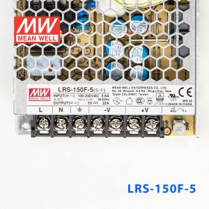 LRS-150F-5 110W 5V22A输出 (全电压输入型)明纬超薄高性能开关电源