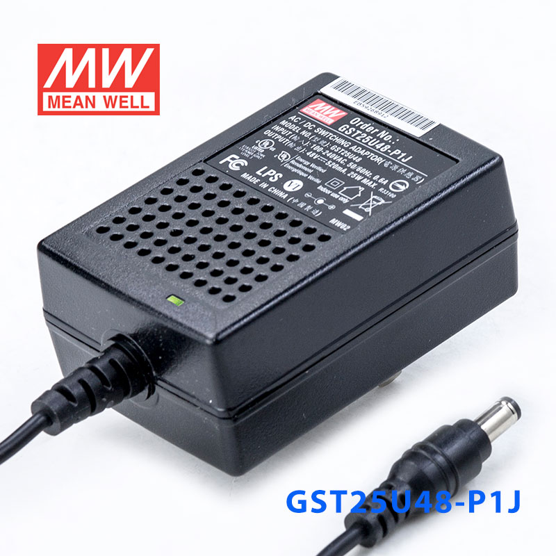 GST25U48-P1J 25W 48V0.52A高效能低空载损耗绿色节能美规适配器