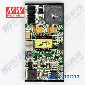 NSD10-12D12  10W  9.8~36V 输入 ±12V  稳压双路输出板上型明纬DC-DC变换电源