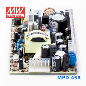 MPD-45A  45W +5V 5A +12V 2.5A  双路输出微漏电医用无外壳明纬开关电源