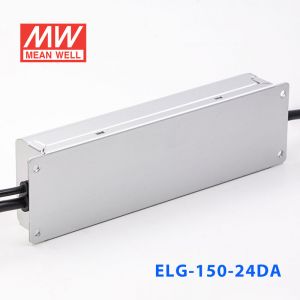 ELG-150-24DA  150W  24V 6.25A  DA型(Dali调光/铝壳IP67/100～305Vac输入)明纬PFC防水LED电源