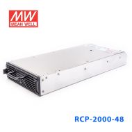 RCP-2000-48  2000W  48V 输出带PFC功能明纬1U机架电源模组 
