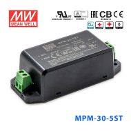 MPM-30-15ST台湾明纬30W 80~264V输入 15V2A输入医疗基板型电源