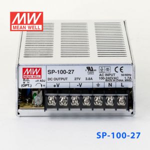 SP-100-27 100W 27V3.8A 单路输出带PFC功能明纬开关电源